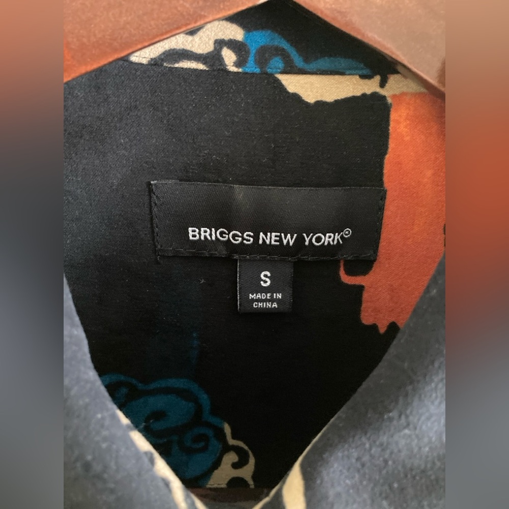 Briggs New York Multicolor Abstract Jacket Size S - Picture 4 of 7